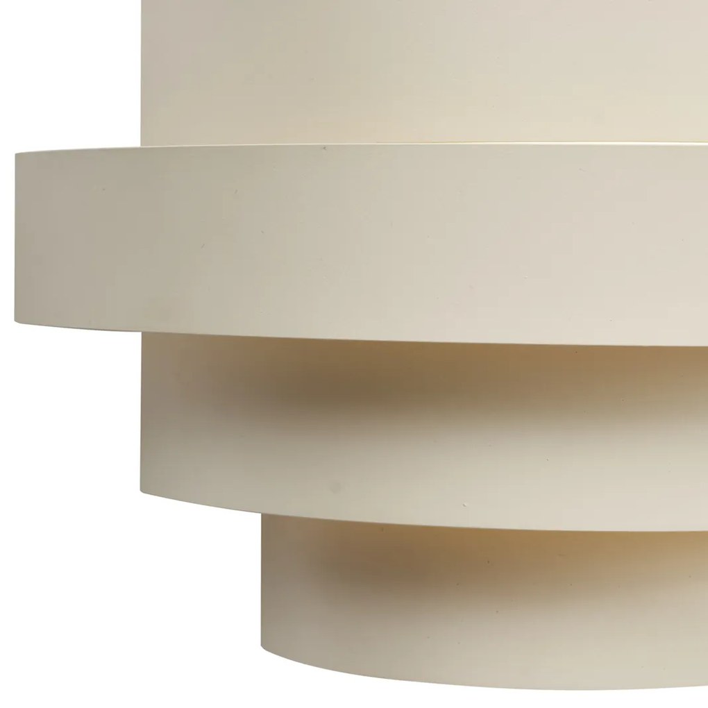 Candeeiro de Parede Moderno Bege Incl. LED Regulável em 3 Níveis - Lines Moderno