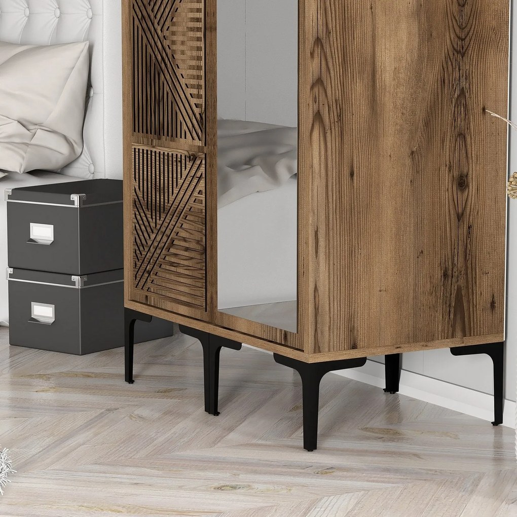 Roupeiro Kumsal PR – Nogueira – 80x47,5x201,4 cm