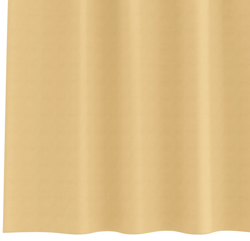 Cortinas opacas com cortinas 2 pcs Bege 140 x 140 cm Poliéster