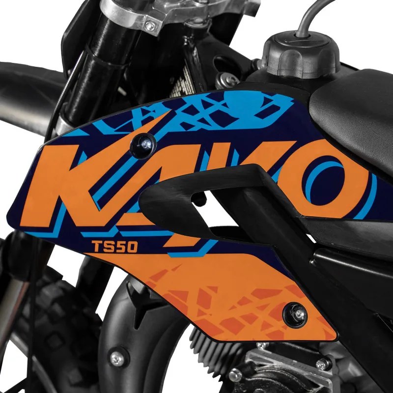 Mini motocross Gasolina infantil 50cc Kayo TS50 Laranja