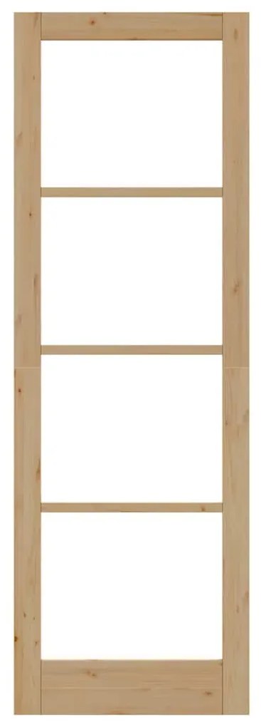 porta interior com vidro "ORKDAL" 78x232x4 cm em madeira sólida de pin