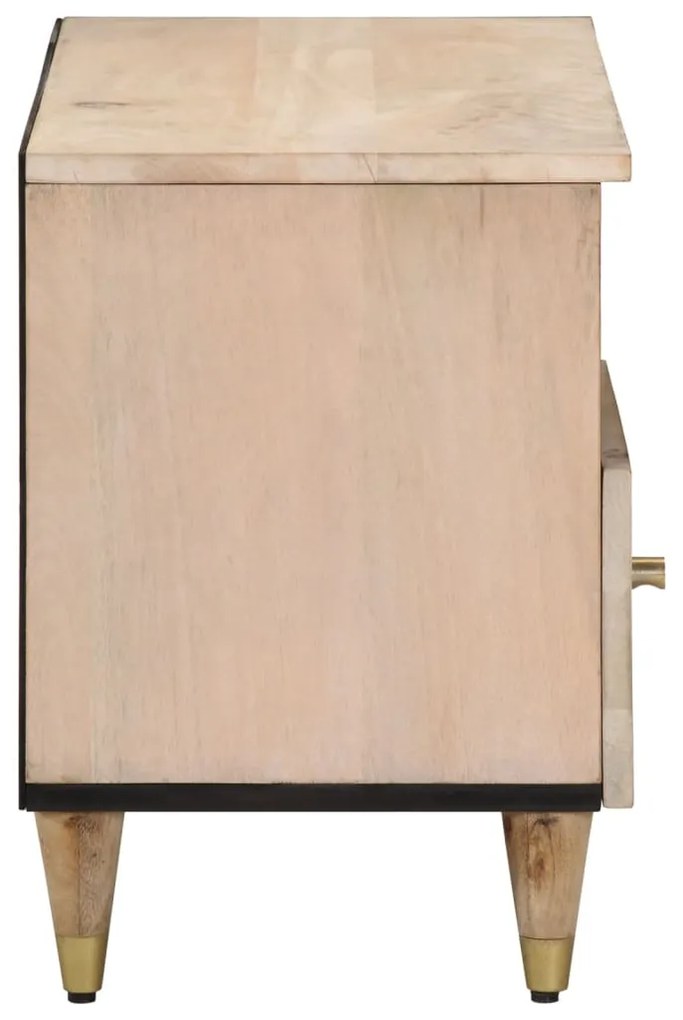Móvel de TV 80x33x46 cm madeira de mangueira maciça