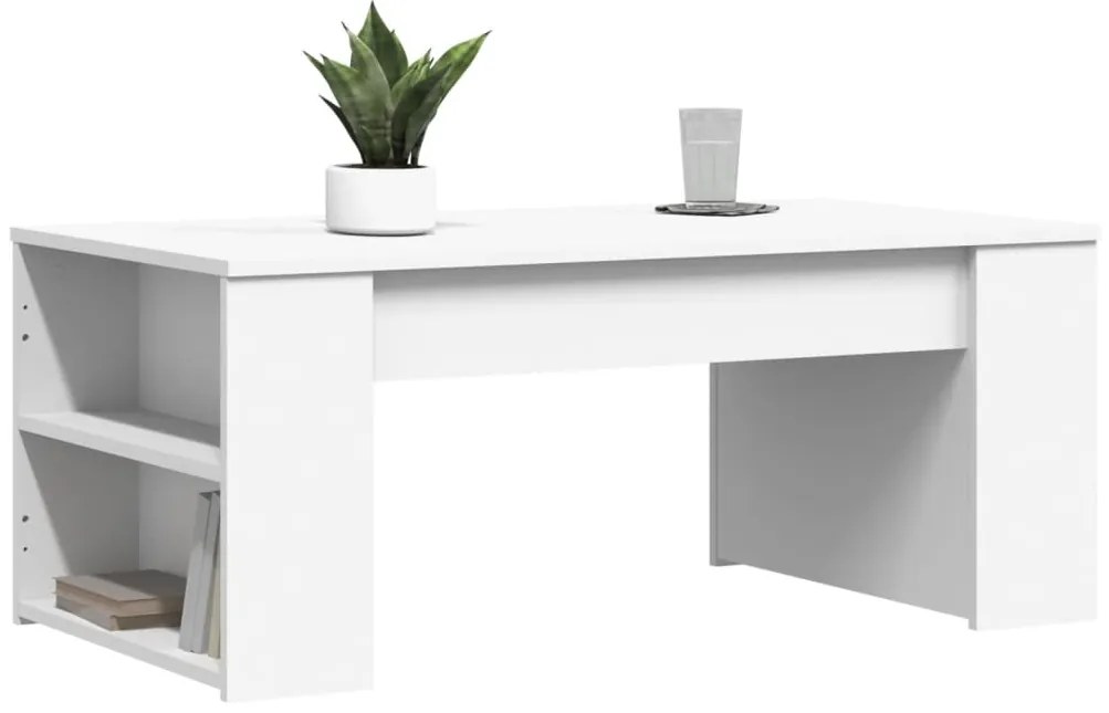 Mesa de centro 102x55x42 cm derivados de madeira branco