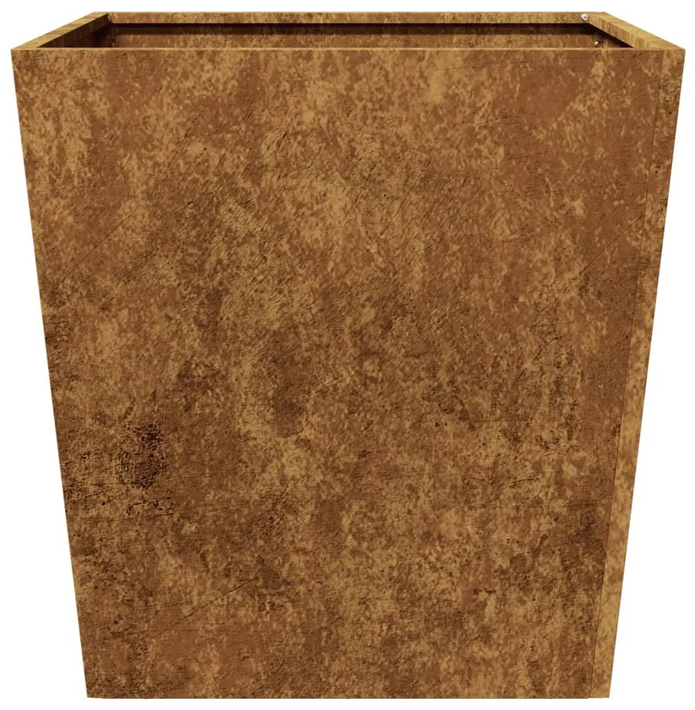 Plantador de Jardim 50x50x50 cm aço resistente às intempéries
