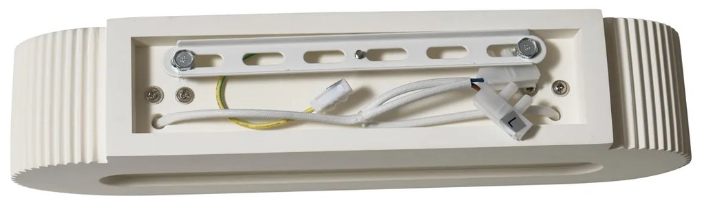 Candeeiro de Parede Escandinavo Bege UFO 2-Luzes - Plaster