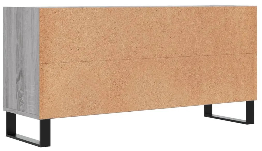 Móvel de TV 103,5x30x50 cm derivados de madeira cinzento sonoma