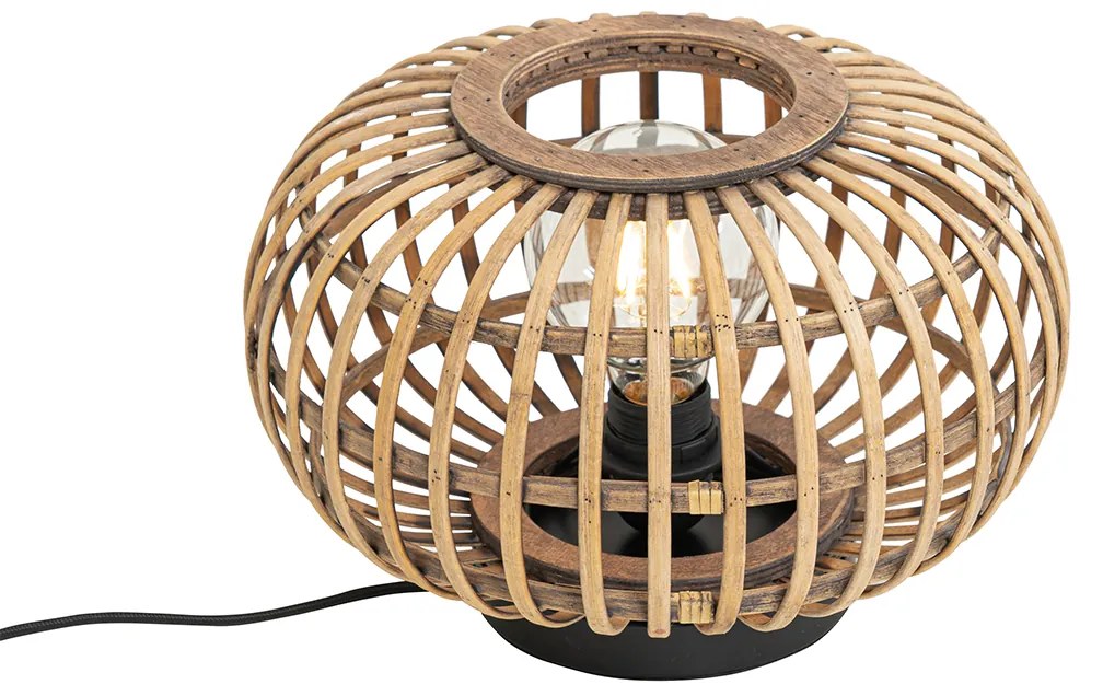 Candeeiro de mesa oriental bambu - Amira