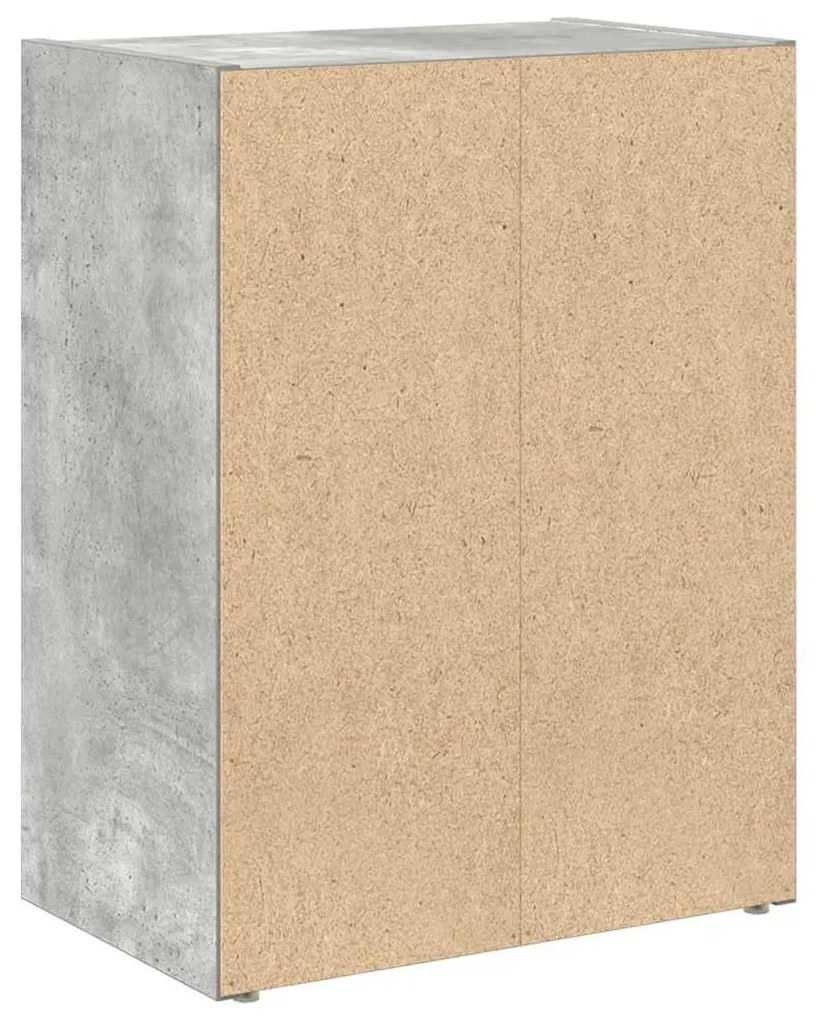 Estante 40x24x52 cm derivados de madeira cinzento cimento