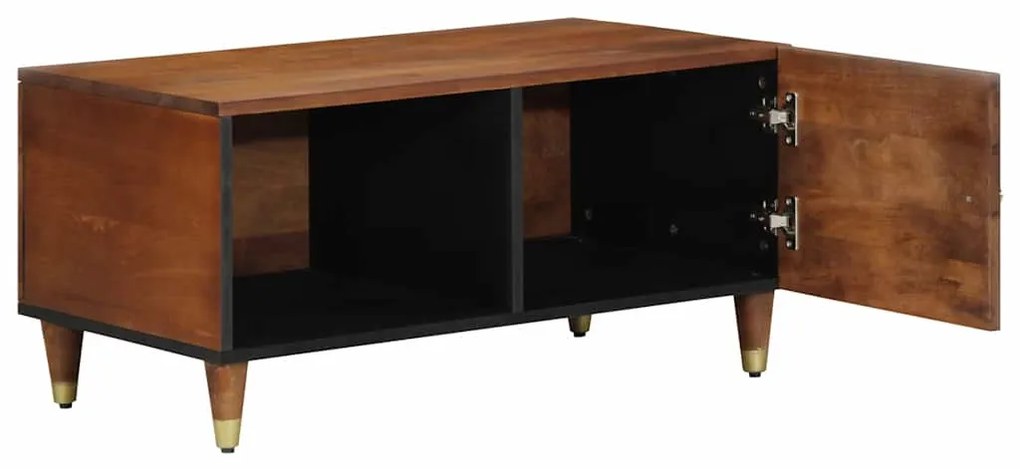 Mesa de Centro 80x50x40 cm Madeira Sólida de Mangueira