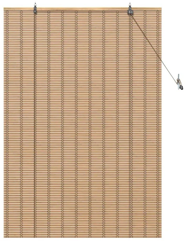 Persianas e Sombras de Janela Marrom Claro 120 x 160 cm Bambu