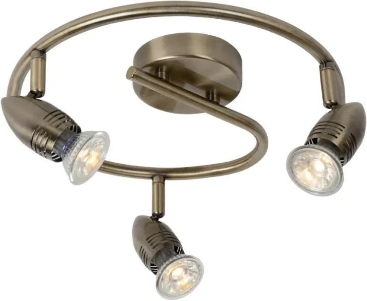 Lucide 13955/14/03 - Foco LED CARO-LED 3xGU10/5W/230V bronze
