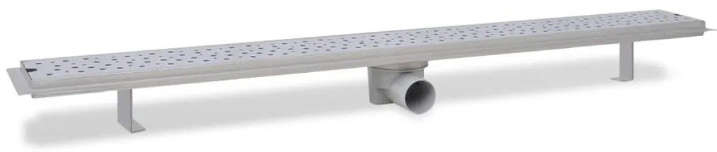 Dreno de chuveiro linear 2pcs bolhas 1030x140 mm aço inoxidável