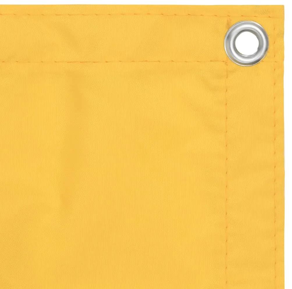 Tela de varanda 75x300 cm tecido Oxford amarelo