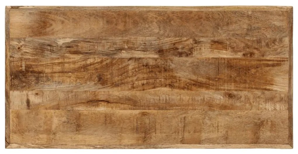 Mesa de jantar 110x55x75 cm madeira de mangueira maciça