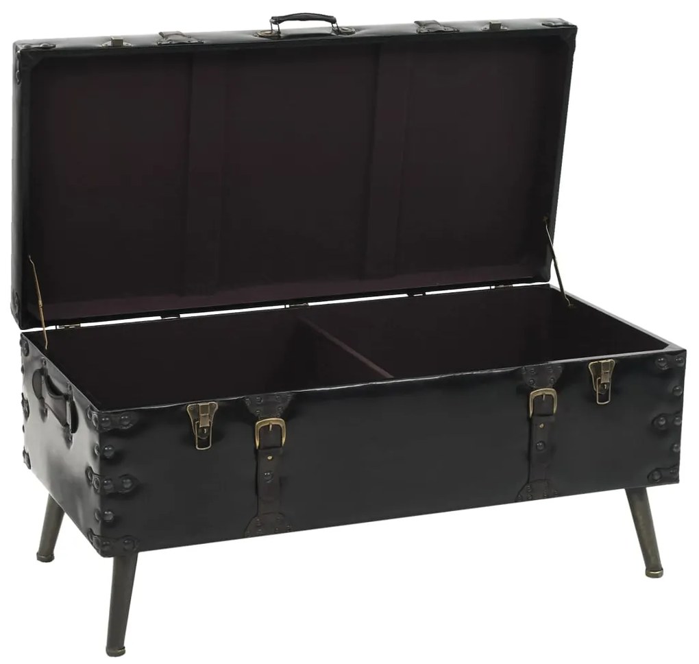 Mesa de centro em MDF e aço 102x51x48 cm