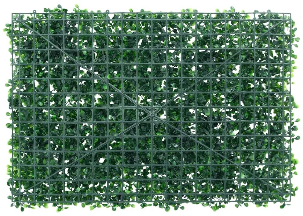 Vedação de arbusto artificial 6 pcs 40x60 cm verde