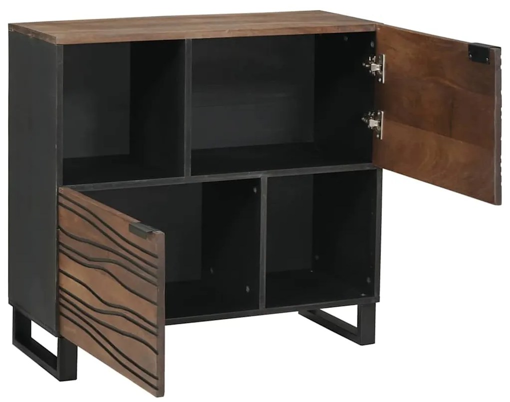 <strong>Buffet </strong> 80x33.5x75 cm em madeira de manga sólida