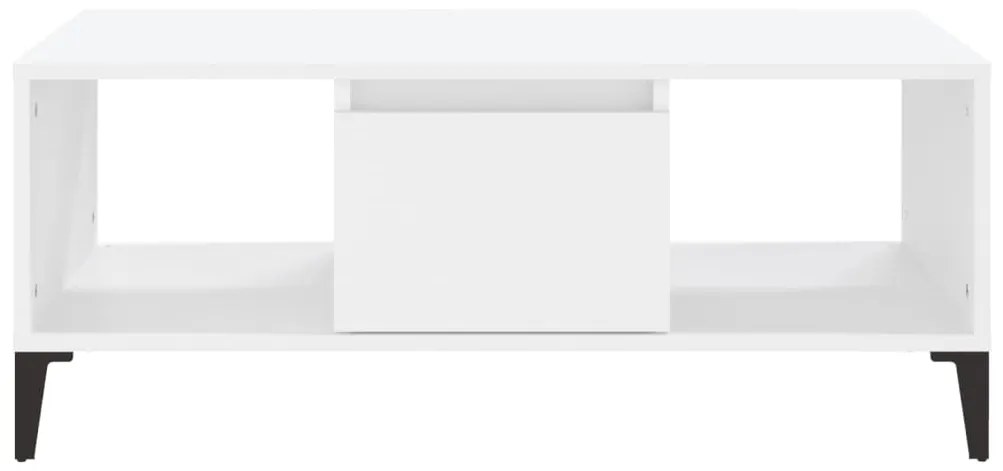 Mesa de centro 90x50x36,5 cm derivados de madeira branco