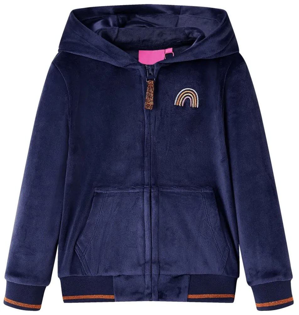 Casaco para criança azul-marinho 128