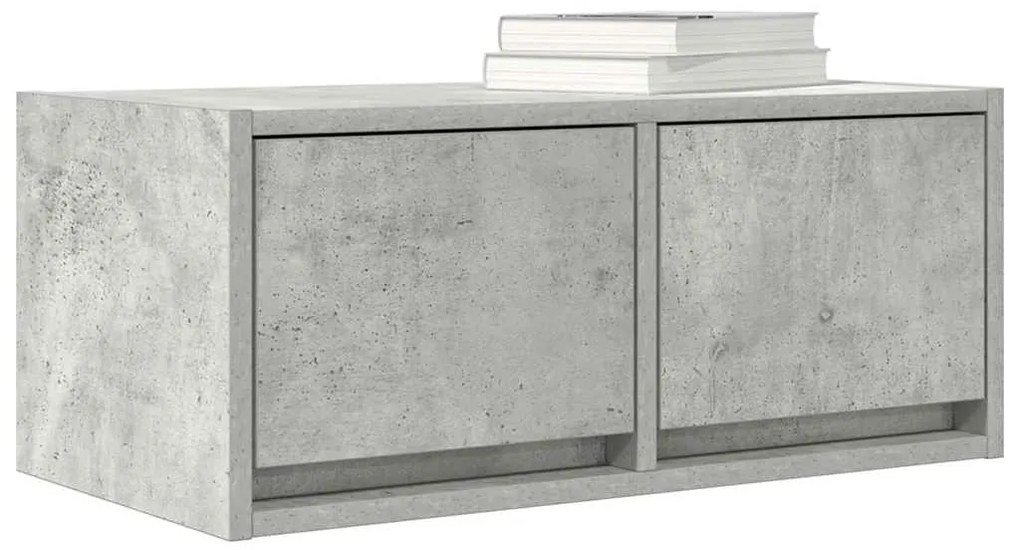 Móvel de TV 60x31x25,5 cm derivados de madeira cinza cimento