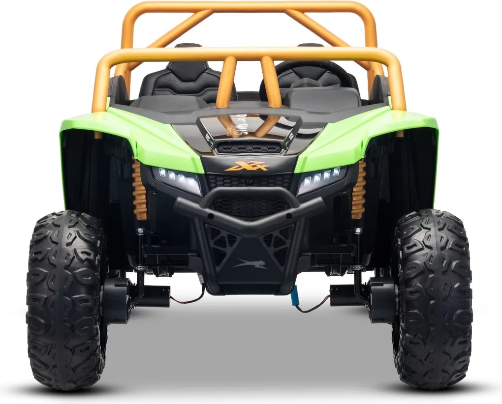 Buggy elétrico para crianças Arctic CAT XXL 4x4 24V,dois lugares, rodas EVA macias, motores potentes, bateria de lítio, suspensão traseira, bancos em