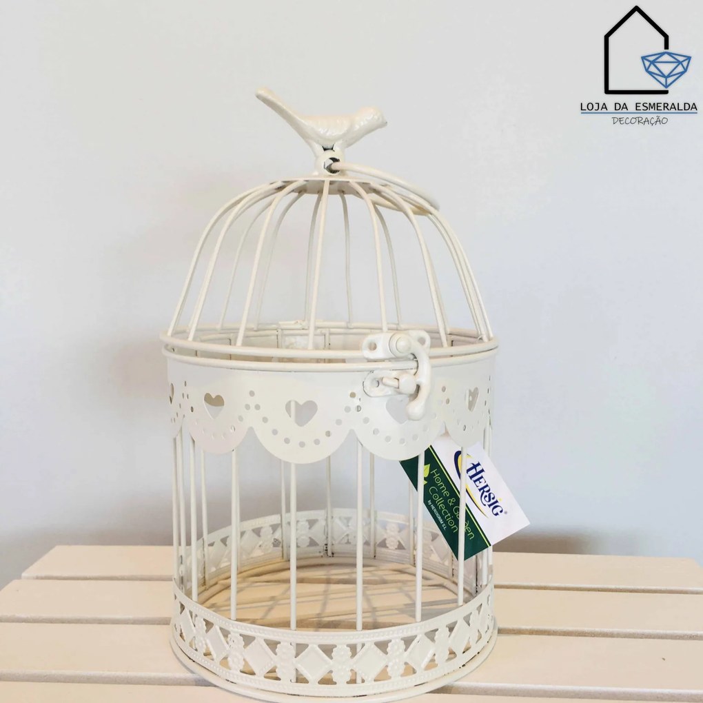 Gaiolas Decorativas Brancas - Menor