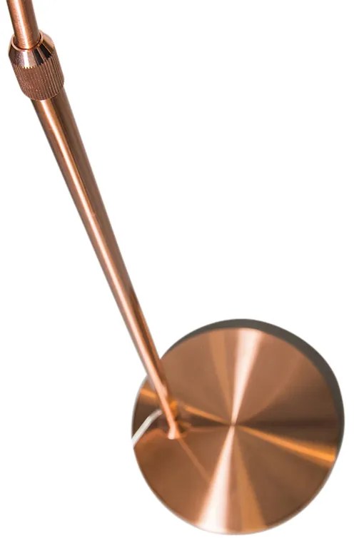 Candeeiro de arco inteligente em cobre incl. A60 Wifi - Arc Basic