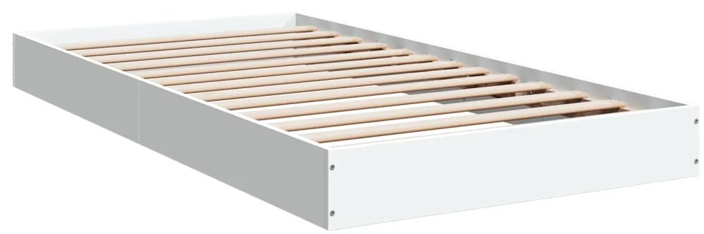 Estrutura de cama 100x200 cm derivados de madeira branco