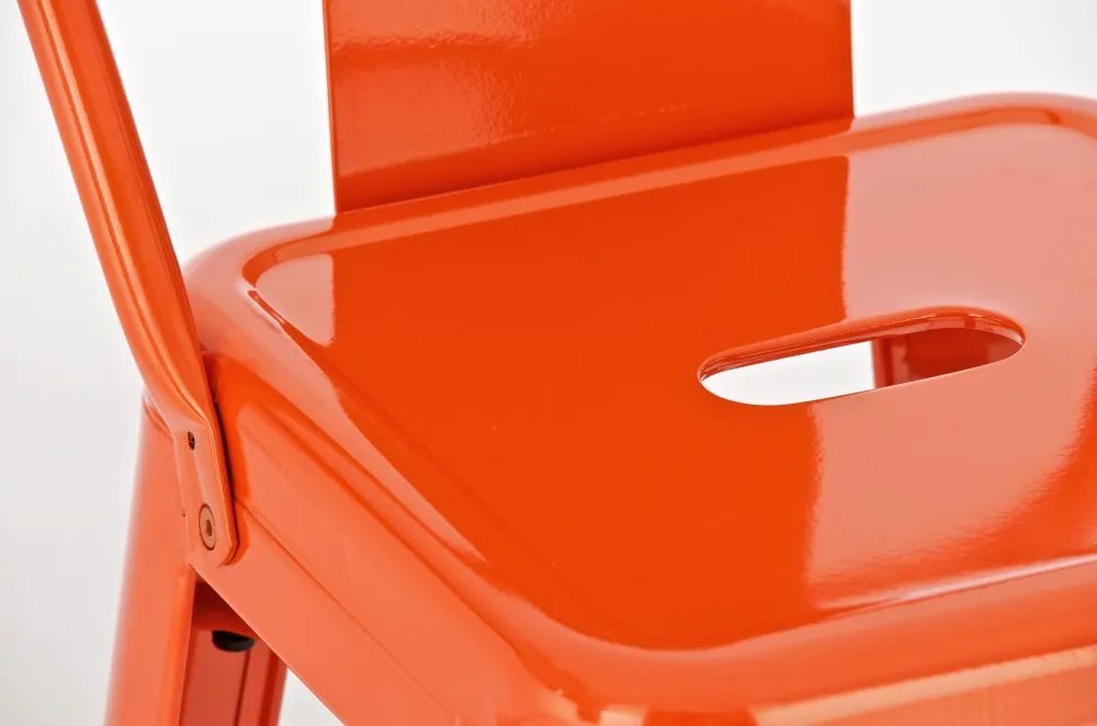 Banco de bar Mason Metal 96 x 44 x 43 cm Laranja