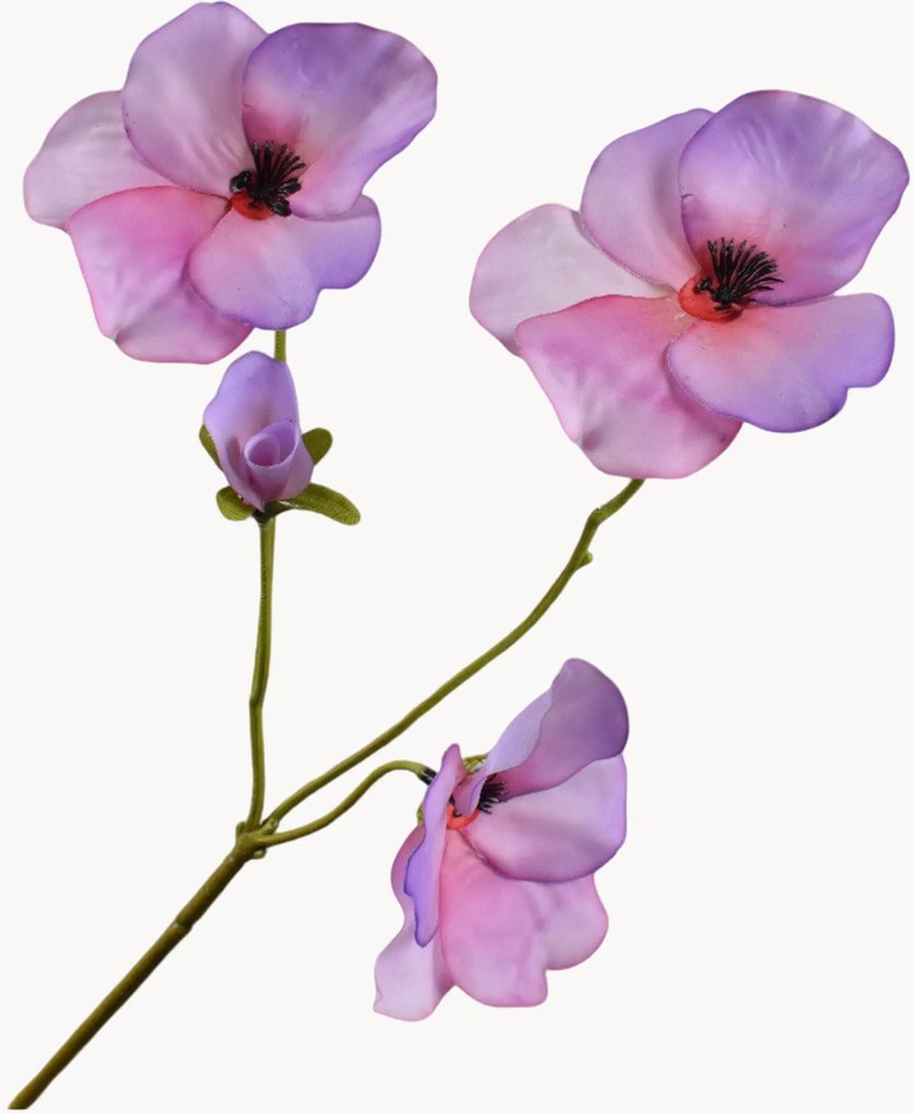 Flores artificiais Pansy, conjunto de 2