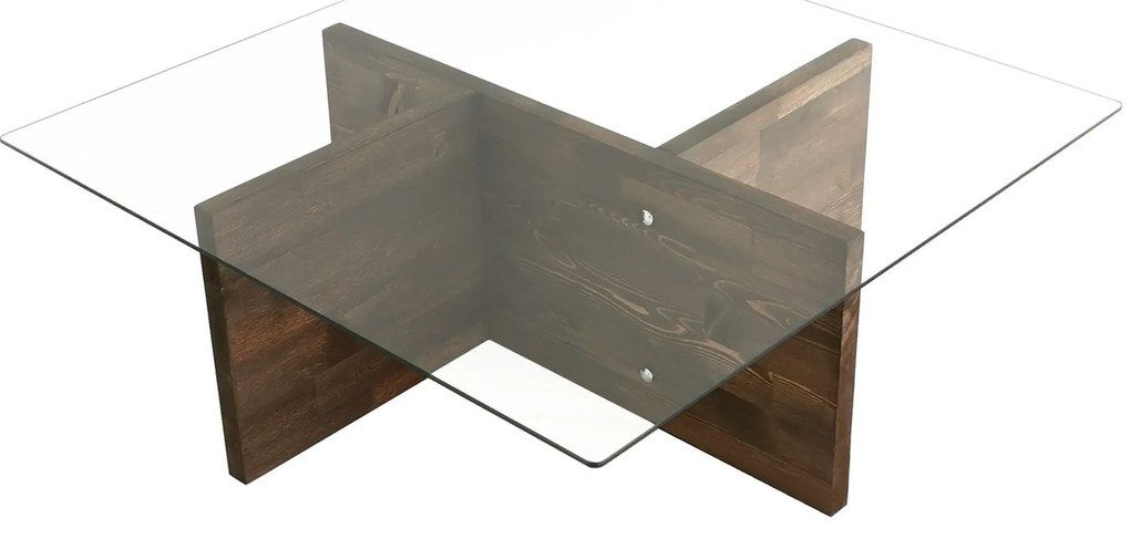 Mesa de Café Glory – Nogueira – 90x35x90 cm