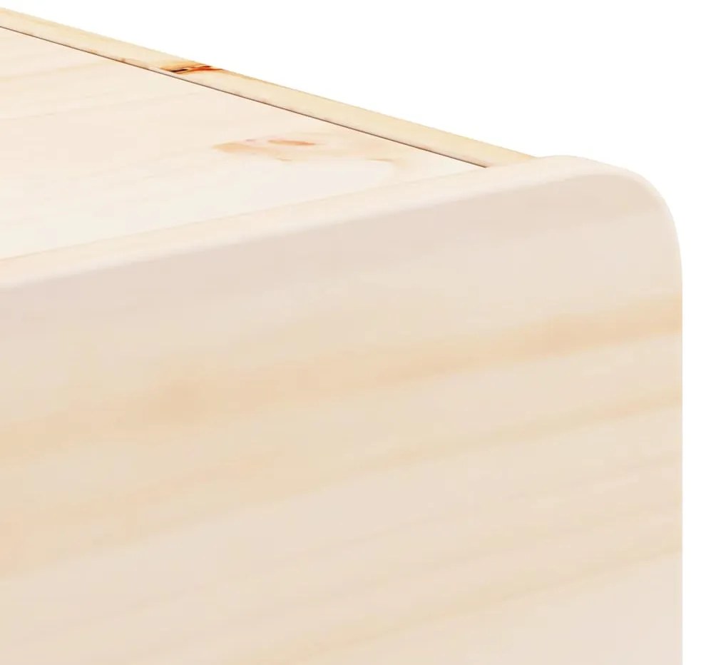 Mesa de Cabeceira Montada na Parede com gaveta 2 pcs Castanho