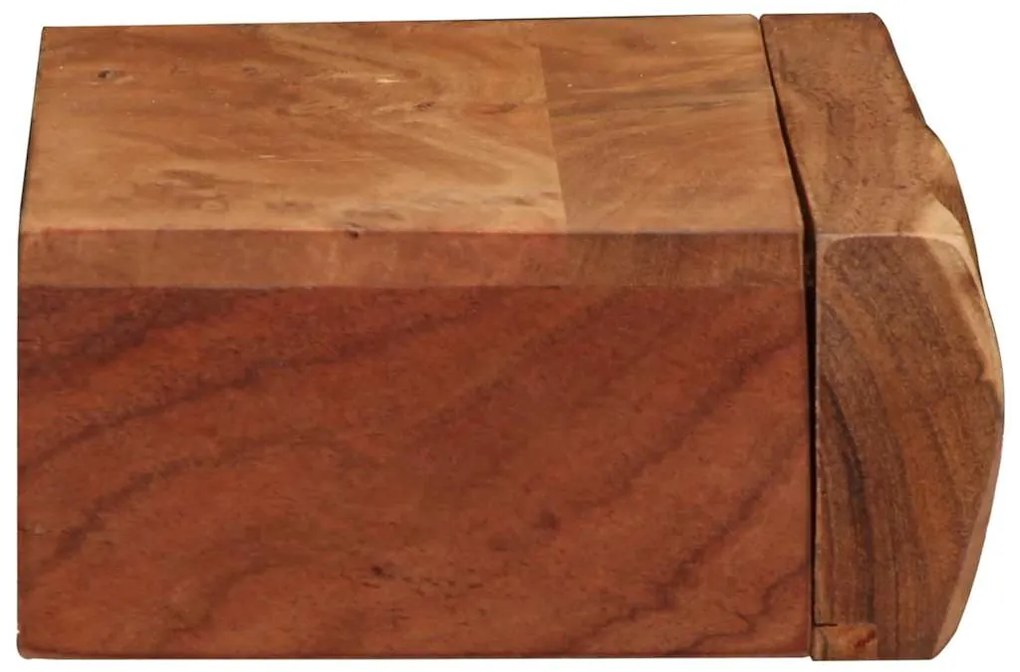 Prateleiras parede 2 pcs 40x17x8 cm madeira de acácia maciça
