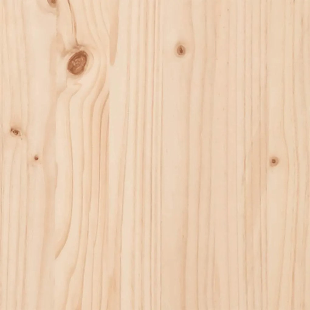 Cama com estante sem colchão 100x200 cm pinho maciço