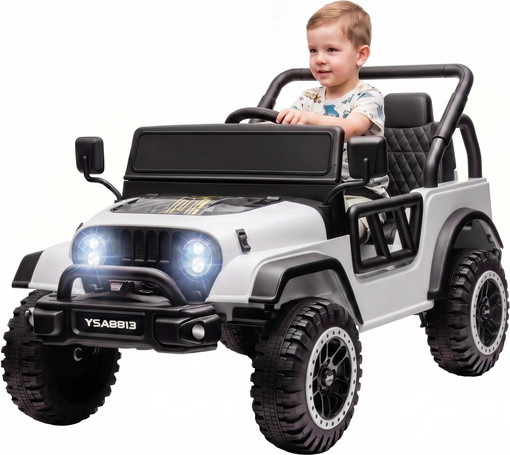 Carro Elétrico para Crianças 3 a 6 anos, 101 x 65 x 61 cm, Comando à Distância
