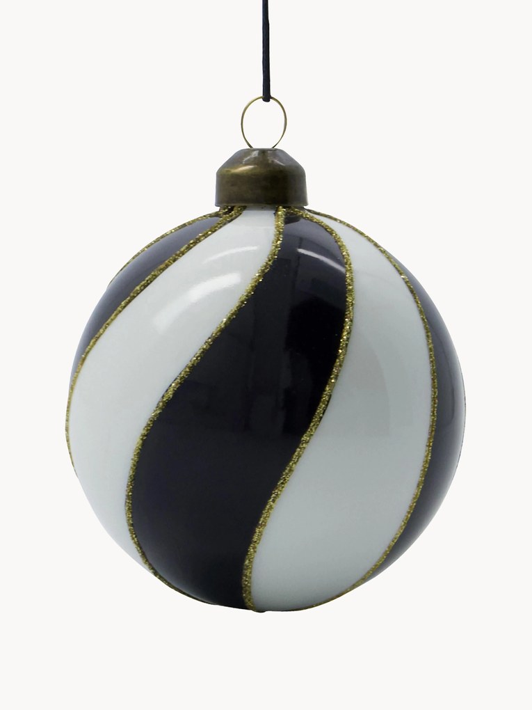 Hand-Painted Christmas Balls Coil, Set of 4