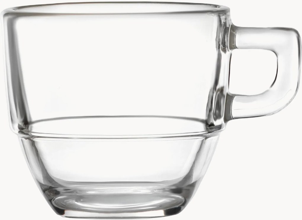 Chávenas de café expresso em cristal Coffee, conjunto de 6