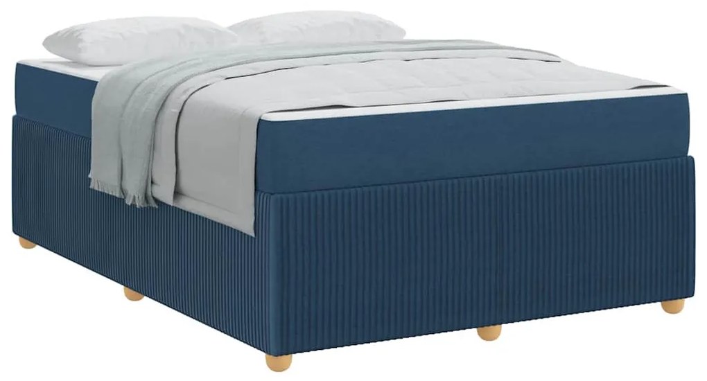 Estrutura da Cama Outros Azul 160 x 200 cm tecido