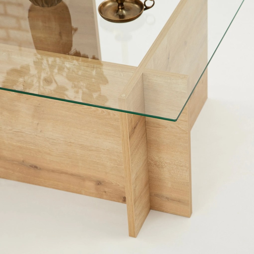 Mesa de Café Escape - Carvalho Safira - 105x40x65 cm