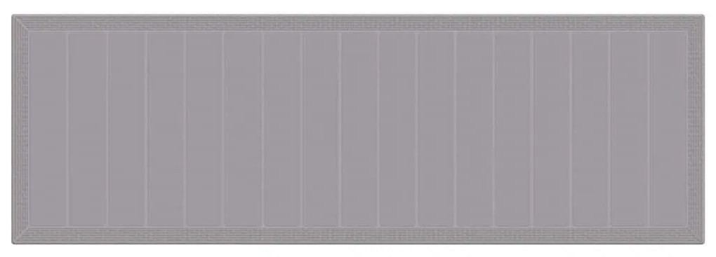 Mesa de Jardim Cinzento-Claro 300x100x73 cm Poli Rattan