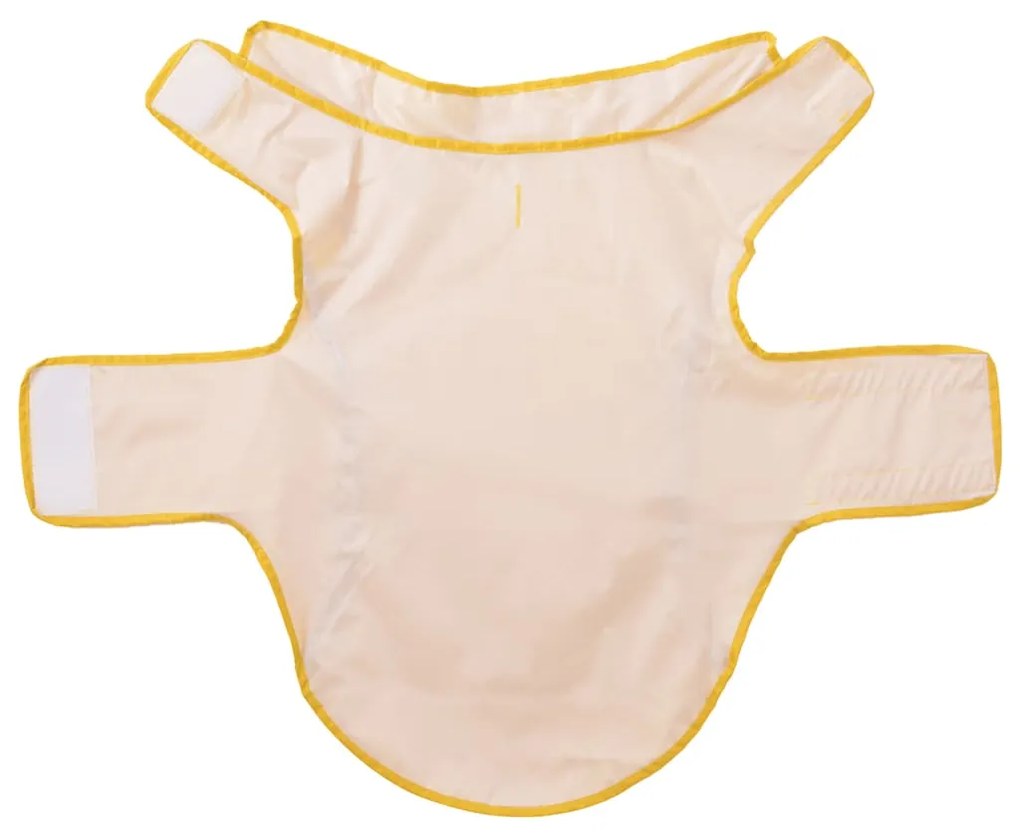 Capa de chuva para cães com tiras reflectoras amarelo XL