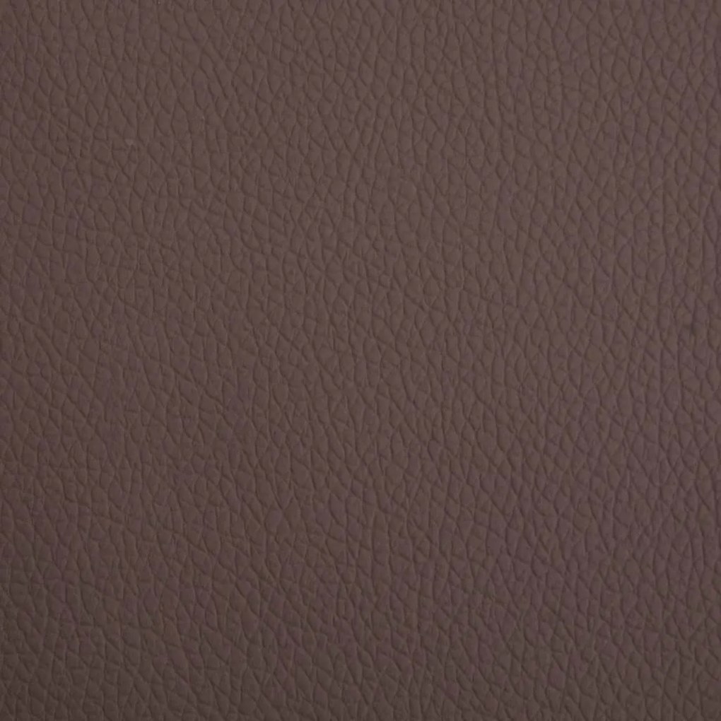 Cama para cães 70x45x28 cm couro artificial castanho