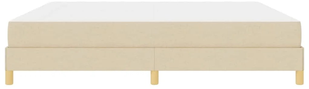 Cama Box Creme, Marrom 200 x 200 cm