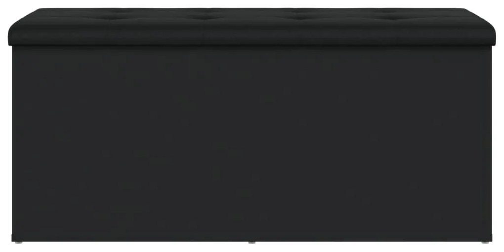 Banco de arrumação 102x42x45 cm derivados de madeira preto