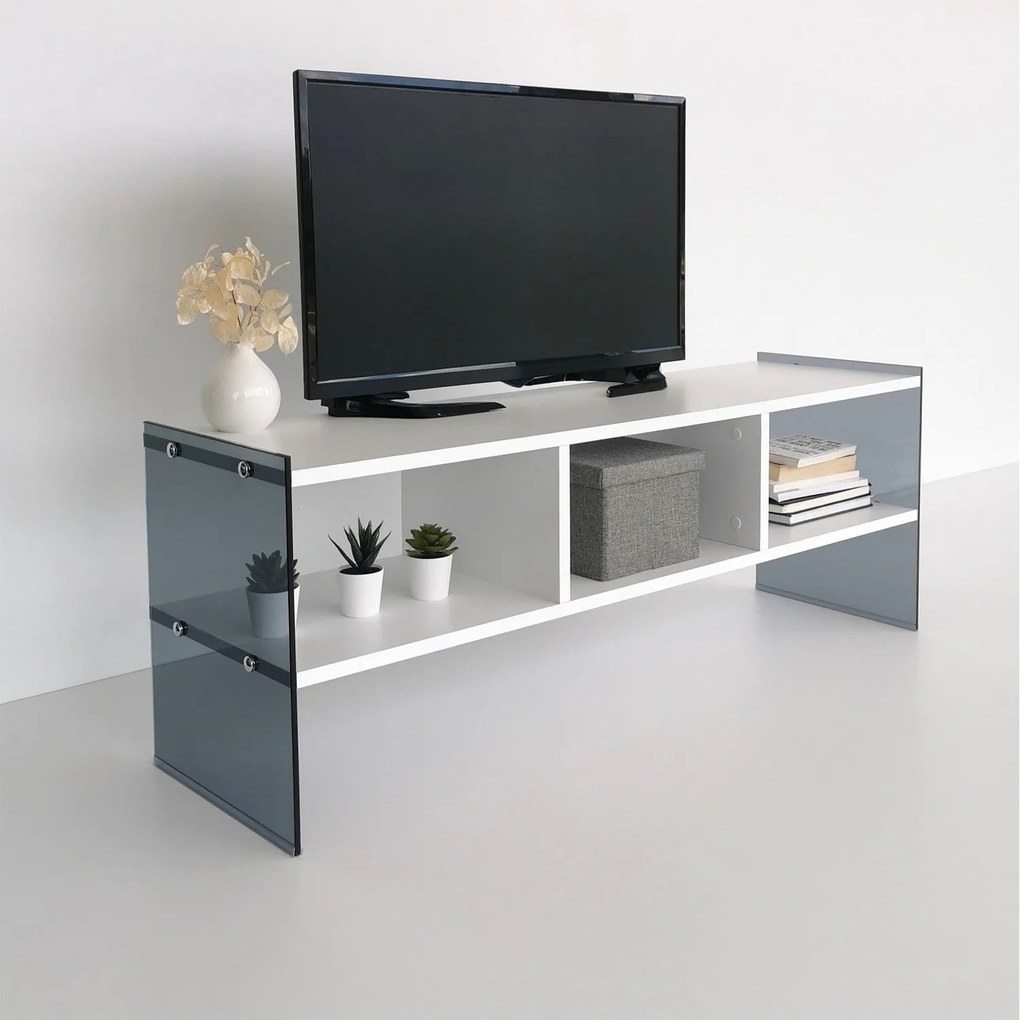 Móvel para Televisão TV401 – Branco – 120 cm x 45 cm x 35 cm