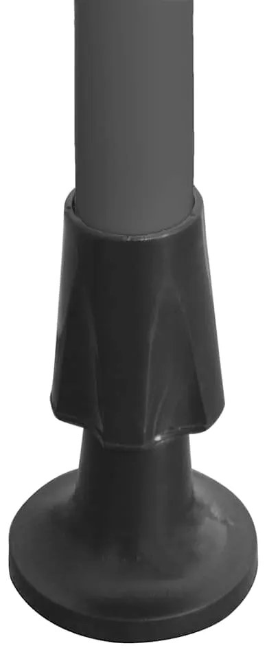 Toldo retrátil manual com LED 150 cm laranja e castanho