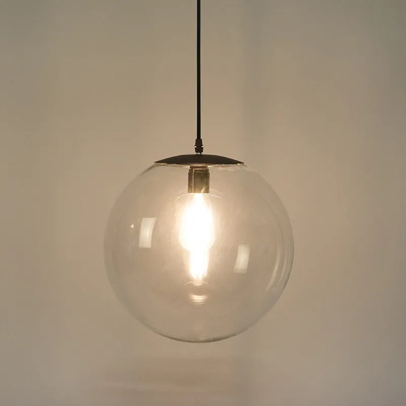 Candeeiro Suspenso Inteligente Transparente 35 cm Incl. WiFi A60 - Pallon