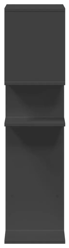 Estante divisória 92x29x112 cm derivados de madeira preto