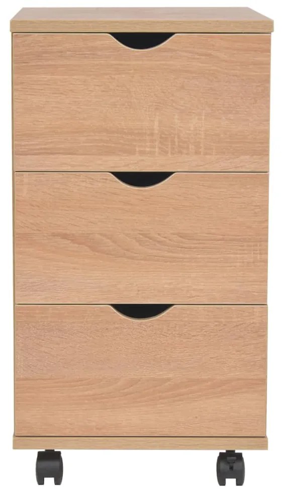 Unidade de gavetas 33x45x60 cm cor carvalho
