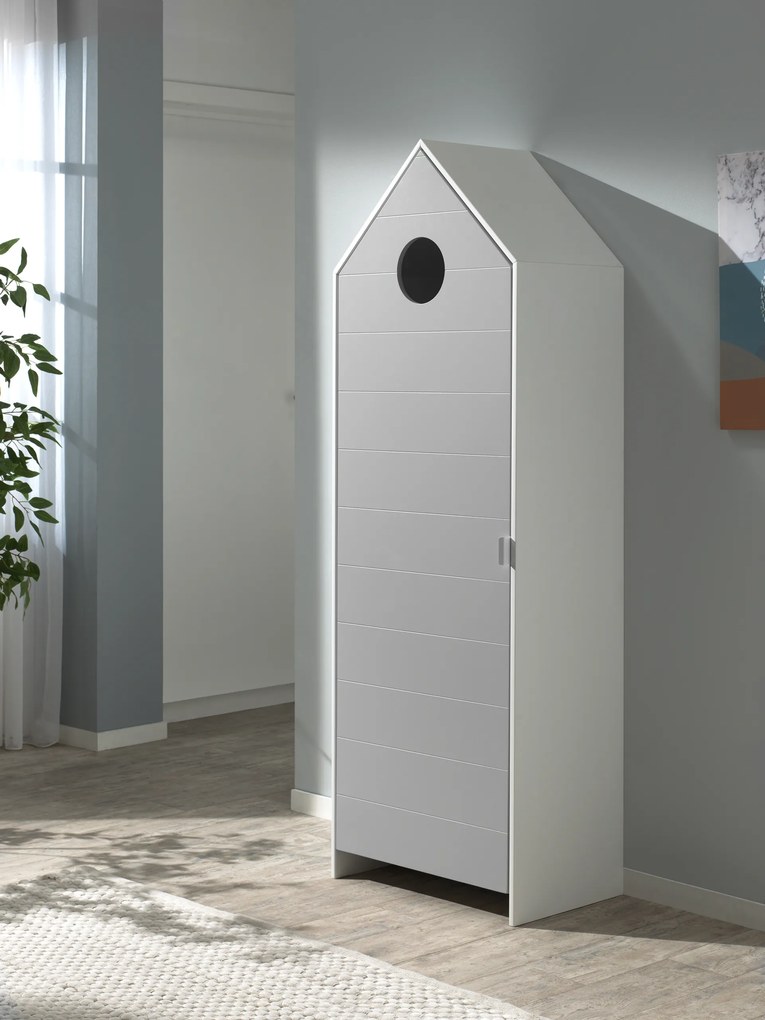Guarda Roupa infantil coleção CASAMI Cinzento